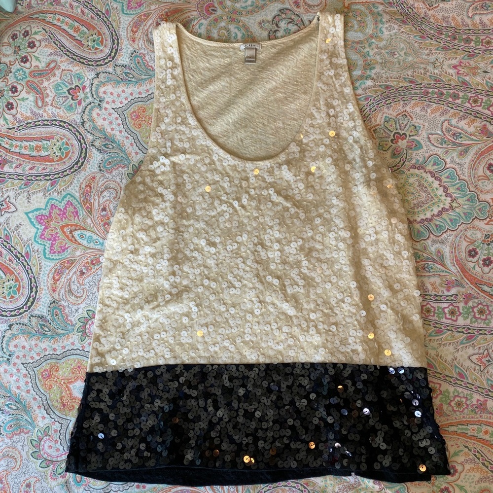 Sparkle sequin tank